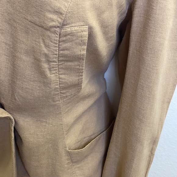 Free People Tan Blazer M - Picture 2 of 5